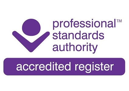 Andrew is on the Professional Standards Authority accredited register